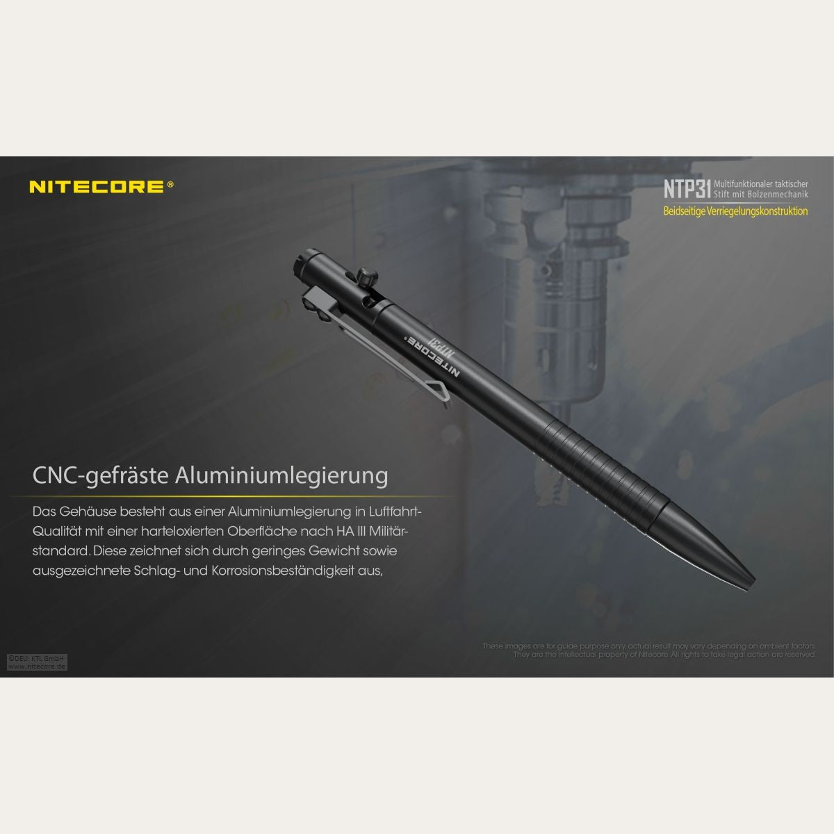 NTP31 - Aluminium Tactical/EDC Pen