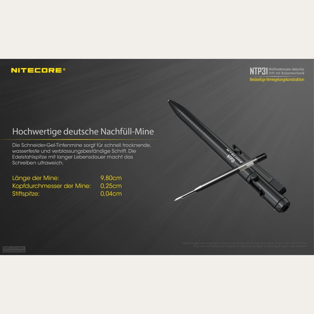 NTP31 - Aluminium Tactical/EDC Pen