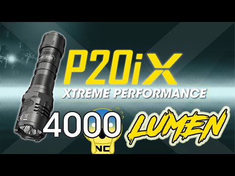 Taktische LED-Taschenlampe P20iX inkl. Akku - 4000 Lumen