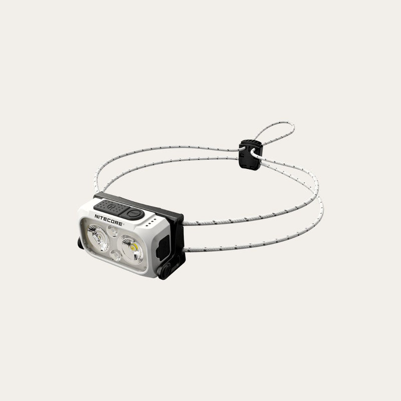 NU21 - Leichte Stirnlampe - 360 Lumen - Artctic Weiss