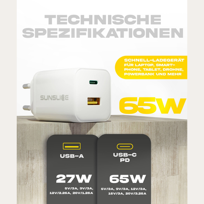 Schnellladegerät Emperion 65 Pro - 65 Watt